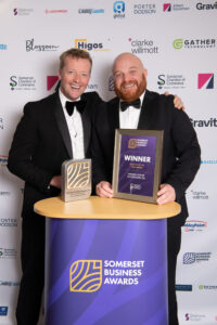 Gareth Turnbull and Ed Rosa SBA award winners